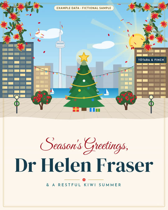 City office sample card